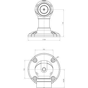 830-3BW1----F90 MAGNET 830 300N BODEN/WAND, 24V GS 110MM