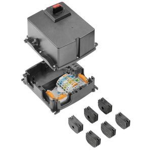 FP BOX ON/OFF16A FUSE R Energieverteilungsklemmenleiste mit Gehä