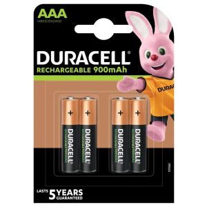 Stay Charged AAA B4, Akku 1,2V Micro AAA 850mAh Precharged 4er Blister Duracell203822