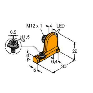 BIM-UNT-AP6X2-H1141 Magnetfeldsensor, für Pneumatikzylinder