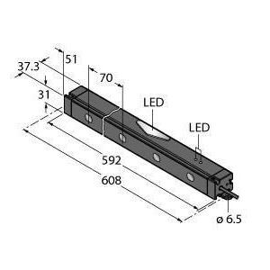 PVL500P Pick-to-Light, Bestückungssensor, Reflex