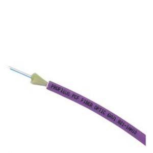 6XV1821-1CT10 PB PCF Fiber Optic Cable, PVC-Außenmante