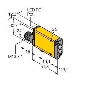 MIAD9WQ Opto-Sensor, Reflexionslichttaster