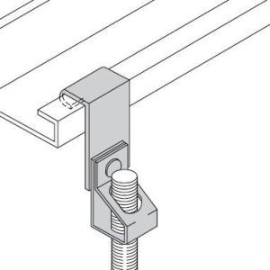 SM125-AM10T Traegerklammer, fuer vertikale Kante bis