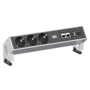 902.302 DESK2 3xCEE7/3 2xCAT6A 1xHDMI 1xUSB 0,2m