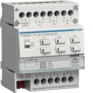 TYMS646T, Heiz.-aktor 6f KNX Secure, 24/230V