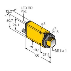 MI9E Opto-Sensor, Einweglichtschranke (Sender