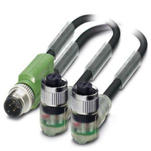 SAC-3P-M12Y/2X0,3-PUR/M12FR2LB Sensor-/Aktor-Kabel