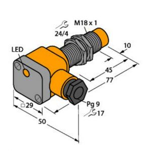 NI10-G18SK-AN6X, Induktiver Sensor