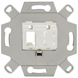 SC/LC-D-MA Up rw Montageadapter, LC-D/SC, 2-fach, reinwei