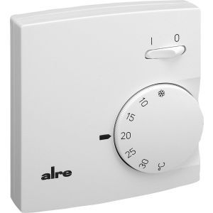 RTBSB-001.026, Raumtemperaturregler, Aufputz, 5...30°C, 230VAC, Wechsler, Schalter EIN/AUS, Ausgang Ventilator