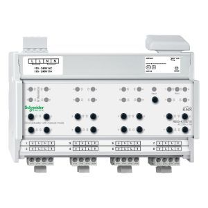 MTN649808, Jalousieaktor REG-K/8x/10 mit Handbetätigung, lichtgrau