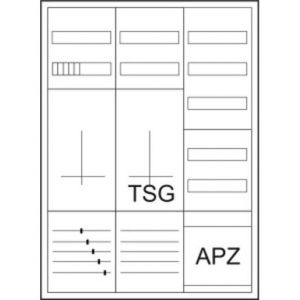 ZSD-ZTV-1100/APZ Zähler-Komplettschrank für 3-Punktbefest