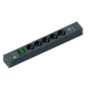 420.0021 CONNECT LINE 5xCEE7/3 1xSchalter 1xUSB S