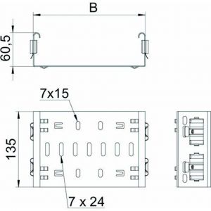 FVM 615 DD Formteilverbinder mit Schnellverbindung