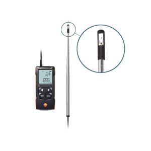 0563 0425, Mit dem kompakten Hitzdraht-Anemometer testo 425 mit Teleskopsonde und App-Anbindung erledigen Sie Strömungsmessung und Volumenstromberechnung im Lüft