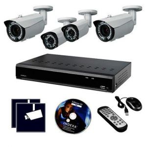 VA134 SET Videoüberwachungsanlage DVR42xN + 4x Auß