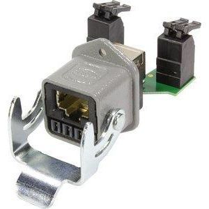 09452151761 Han 3M RJ45 Hybrid Cat.6 WDF 8+4p