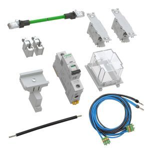 ABNPK12406, Bestückungspaket Sicherungsbox, Patch Kabel, 2x RJ45 Schnittstelle