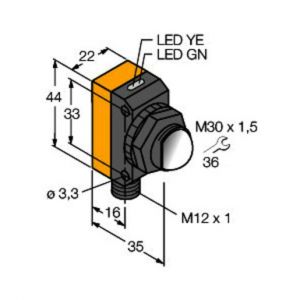 QS30RRXQ Opto-Sensor, Einweglichtschranke (Empfän