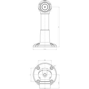 83012BW2-D--F90 MAGNET 830 1200N BODEN/WAND, 24 V GS 220