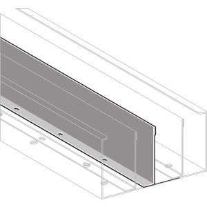 TP L 100 A/D S Trennprofil 2000mm, L-Form.