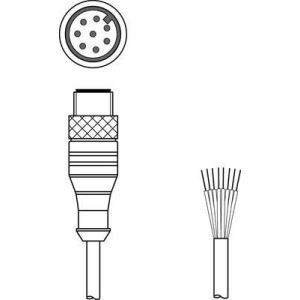 KS S-M12-8A-P1-100 Anschlussleitung