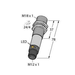 M18SP6DLQ Opto-Sensor, Reflexionslichttaster