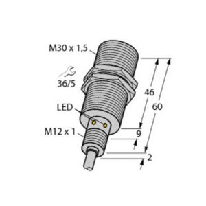 BI15U-EM30WD-AP6X Induktiver Sensor, für die Lebensmitteli