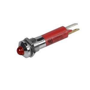 LED01 Rote Leuchtdiode zum Einbauen, 12V DC, L