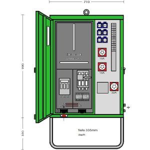 AV 63N/A/621-2 Anschlußverteiler- Endverteilerschrank