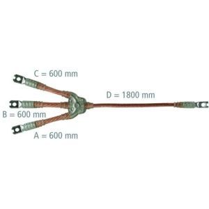 EKV3+0 120 R V8115WA Erdungs- und Kurzschließseil 3-polig 120