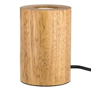 140640 Table Lamp Round E27 Wood