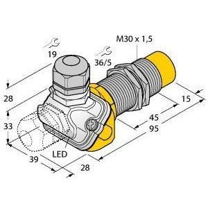 NI30U-EM30WDTC-AP6X Induktiver Sensor, für die Lebensmitteli