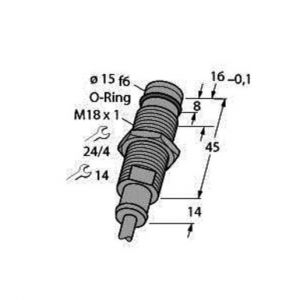 BID2-G180-AP6/S212 Induktiver Sensor, für hohe Drücke