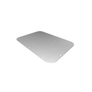 AX 2575.100, Metall-Flanschplatte mit metrischer Vorprägung, für AX, Größe 5, BT 301x221 mm