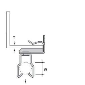 EH38-JM2229 EH38-JM2229 E-Klips Trägerklammer waagre