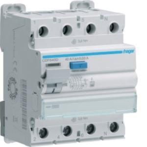 CDF640D, FI-Schalter 4P 10kA 40A 30mA Typ F