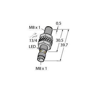 BI2-M08-AP6X-V1131 Induktiver Sensor, mit erhöhtem Schaltab