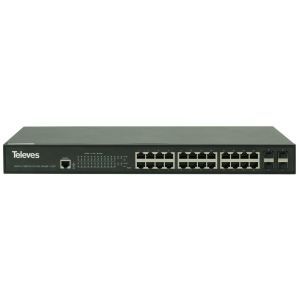 SWIP400-24 Ethernet Switch L2+: 24 x Gb Ethernet (P