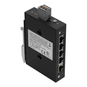 852-1111/000-001, Industrial-ECO-Switch; 5 Ports 1000Base-T; schwarz