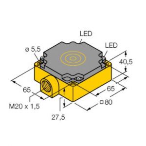 NI40-CP80-FZ3X2 Induktiver Sensor