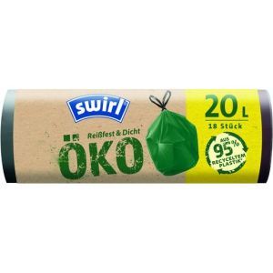 20 l Öko-Müllbeutel mit Zugband Swirl®   20 l Öko-Müllbeutel mit Zugband