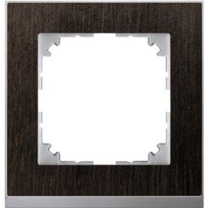 MEG4010-3671 M-Pure Decor-Rahmen, 1fach, Wenge/alumin
