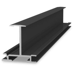 S| InsertionRail 40; 5.10 m Black, InsertionRail 40 5,1 m, schwarz eloxiert