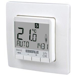 FIT 3 R / weiß UP-Uhrenthermostat als Raumregler, AC 23