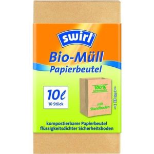 10 l Bio-Müll Papierbeutel,VPE Swirl® 10 l Bio-Müll Papierbeutel,VPE