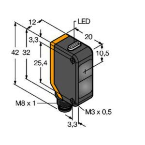 Q20EQ7 Opto-Sensor, Einweglichtschranke (Sender