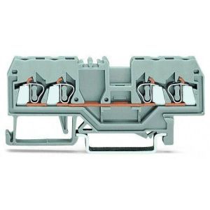 280-831 4-Leiter-Durchgangsklemme2,5 mm²mittig