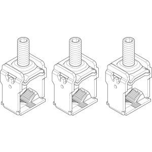 XASEK912 Stahl-Einlegeklemme NH1-3 (Set 3 Stück)